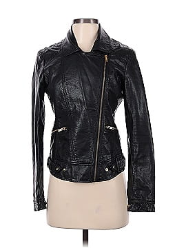 Quinn Faux Leather Jacket (view 1)