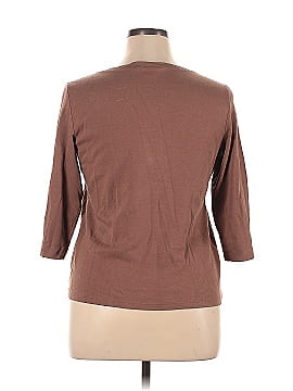 Karen Scott 3/4 Sleeve Henley (view 2)