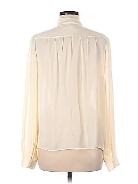 Paige Long Sleeve Silk Top (view 2)