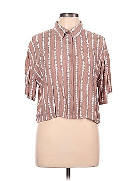 Forever 21 Short Sleeve Button-Down Shirt (view 1)