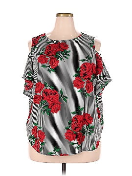 Time to Bloom Short Sleeve Blouse (view 1)