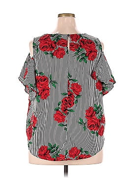 Time to Bloom Short Sleeve Blouse (view 2)