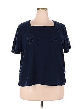 Liz Claiborne Short Sleeve Blouse (view 1)