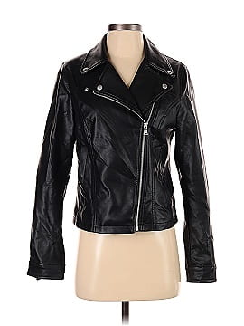 Express Outlet Faux Leather Jacket (view 1)