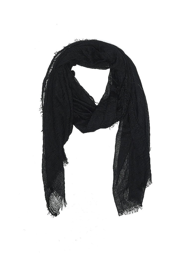 Pre-owned Assorted Brands Scarf In Black