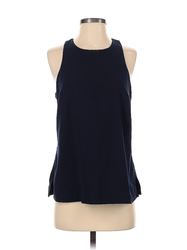Pre-owned Banana Republic Sleeveless Blouse In Blue