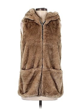 Zara TRF Faux Fur Vest (view 1)
