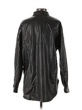 12th Tribe Faux Leather Jacket (view 2)
