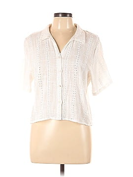 Olivaceous Short Sleeve Button-Down Shirt (view 1)