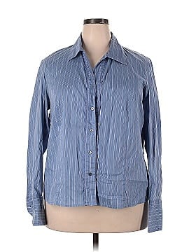 Rafaella Long Sleeve Button-Down Shirt (view 1)