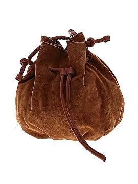 Trafaluc by Zara Leather Bucket Bag (view 1)