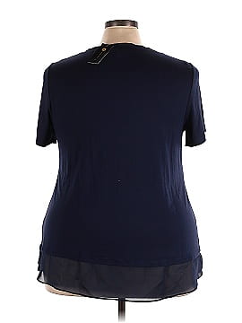 JM Collection Short Sleeve Blouse (view 2)