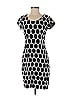 Doncaster Collection 100% Cotton Polka Dots Black Casual Dress Size 2 - photo 1