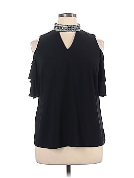 Roz & Ali Short Sleeve Blouse (view 1)