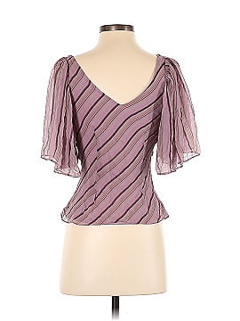 Catherine Malandrino Short Sleeve Silk Top (view 2)