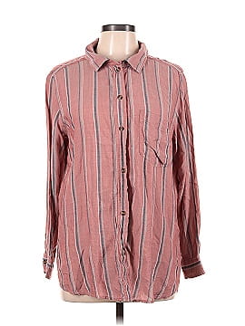 American Eagle Outfitters Long Sleeve Button-Down Shirt (view 1)