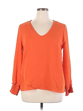 NY Collection Long Sleeve Blouse (view 1)