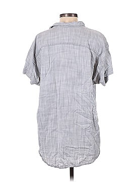 Soft Surroundings Short Sleeve Button-Down Shirt (view 2)