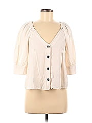 Zara Trf Short Sleeve Button Down Shirt