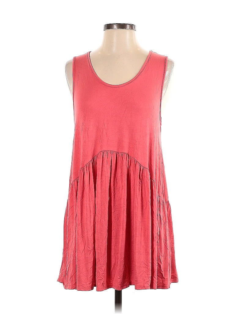 Agnes & Dora Solid Orange Pink Casual Dress Size S - 70% off | ThredUp