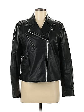 Uniqlo Faux Leather Jacket (view 1)
