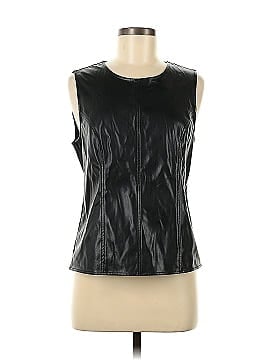 Vince Camuto Faux Leather Top (view 1)