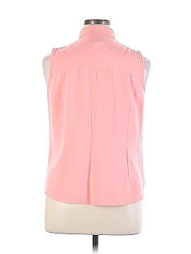 Cj Banks Sleeveless Button-Down Shirt (view 2)