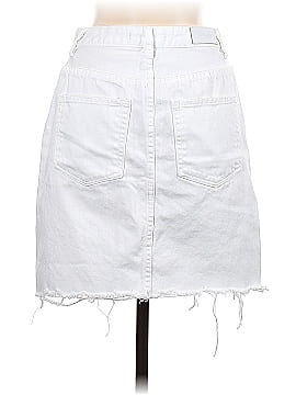 NEON BLONDE Denim Skirt (view 2)