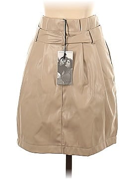 Kendall & Kylie Faux Leather Skirt (view 2)