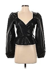 Wayf Faux Leather Top