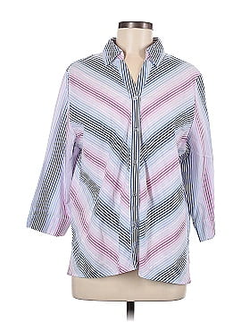 Alfred Dunner 3/4 Sleeve Button-Down Shirt (view 1)