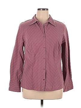 Lane Bryant Long Sleeve Button-Down Shirt (view 1)