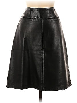 Linda Allard Ellen Tracy Leather Skirt (view 1)