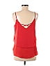 Emmelee 100% Polyester Red Sleeveless Blouse Size M - photo 2