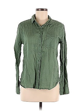 Garnet Hill Long Sleeve Button-Down Shirt (view 1)