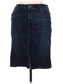 So Slimming by Chico's Denim Skirt (view 1)