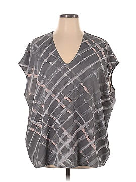 H By Halston Short Sleeve Blouse (view 1)