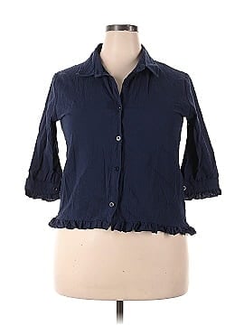 Unbranded Short Sleeve Button-Down Shirt (view 1)