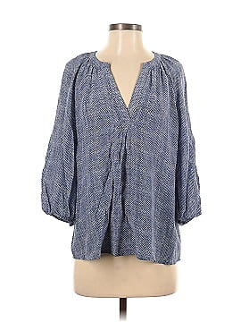 Joie Long Sleeve Silk Top (view 1)