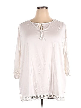 Lands' End 3/4 Sleeve Blouse (view 1)