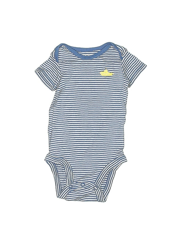 Click to view more detailed imagery on our partner's website Pre-owned Carter's Babies' Short Sleeve Onesie In Blue