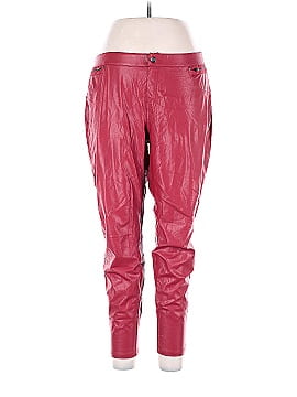 Hue Faux Leather Pants (view 1)