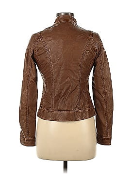 Downtown Coalition Faux Leather Jacket (view 2)