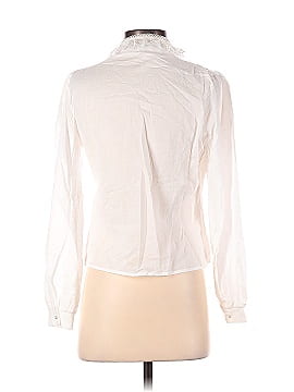Simple Retro Long Sleeve Blouse (view 2)