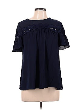 MICHAEL Michael Kors Short Sleeve Blouse (view 1)