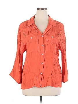 VICI 3/4 Sleeve Button-Down Shirt (view 1)
