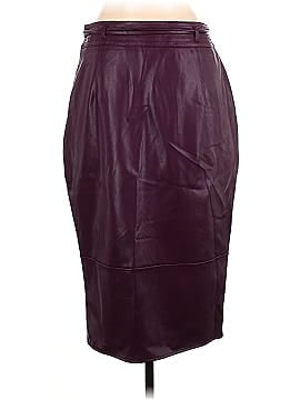 City Chic Faux Leather Skirt (view 2)