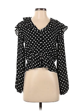 Topshop Long Sleeve Blouse (view 1)