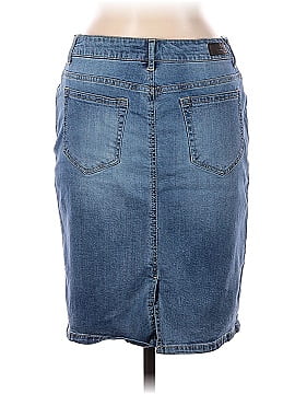 Kenneth Cole REACTION Denim Skirt (view 2)