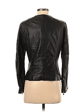 Mango Leather Jacket (view 2)